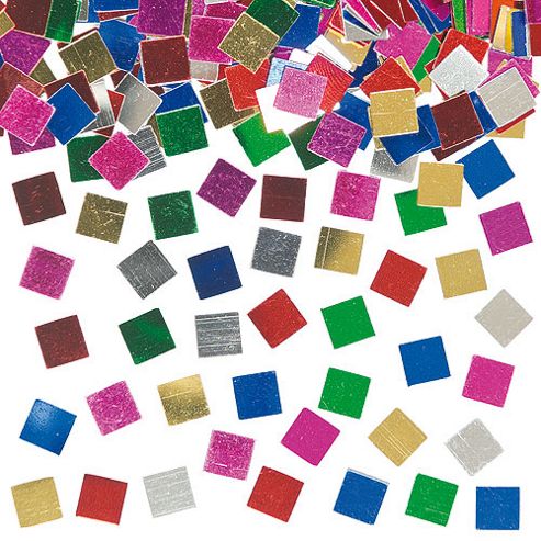 Image of Mosaic Sequin Squares For Children (per Jar)