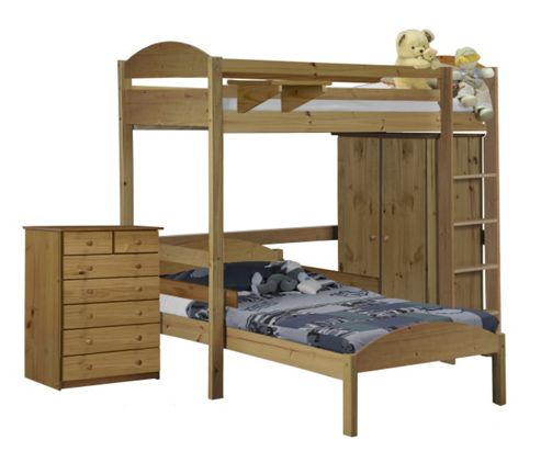 Image of Maximus L Shape High Sleeper Set 2 Antique