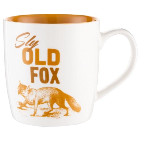 Image of Tesco Sly Old Fox Slogan Mug Single