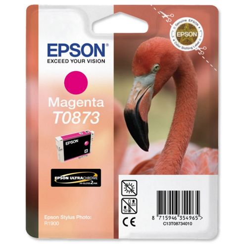 Image of Epson T0873 Magenta Ink Cartridge For Stylus Photo R1900