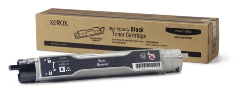 Image of Xerox Phaser 6350 Black High-capacity Toner Cartridge (10,000 Pages)