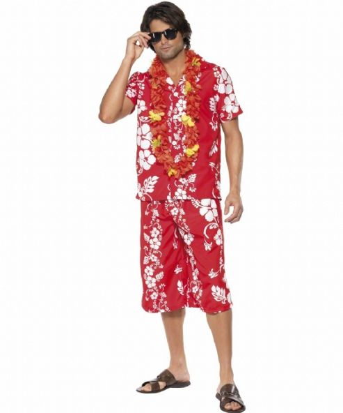 Image of Hawaiian Hunk - Adult Costume Size: 38-40