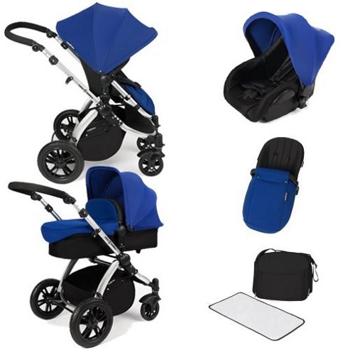 Image of Ickle Bubba Stomp V2 All-in-one Travel System (blue)