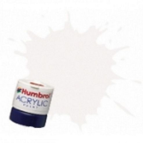 Image of Humbrol Acrylic - 14ml - Gloss - No22 - White