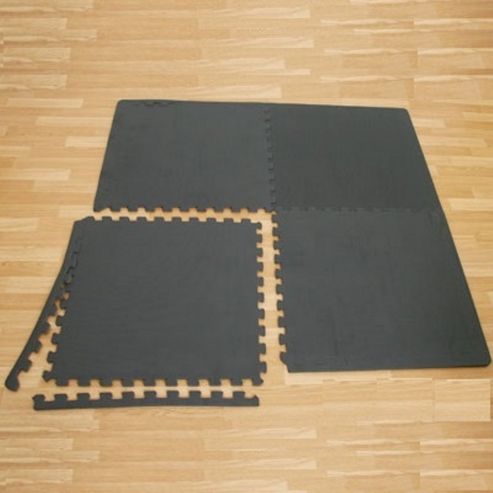 Image of Confidence Fitness Heavy Duty Large Exercise Floor Mat Interlocking Tiles X 40