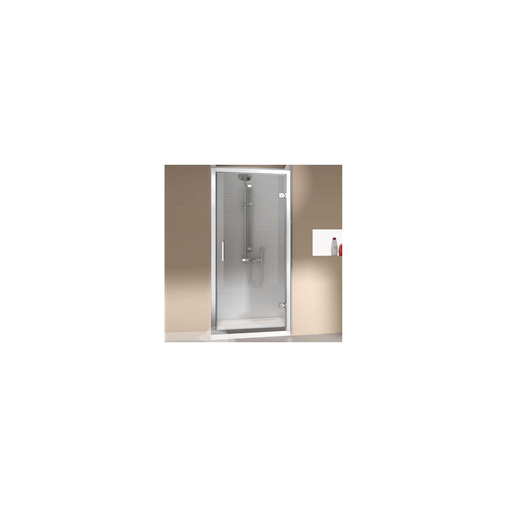 Merlyn Vivid Eight Hinged Shower Door, 760/800mm Wide, 8mm Glass at Tesco Direct