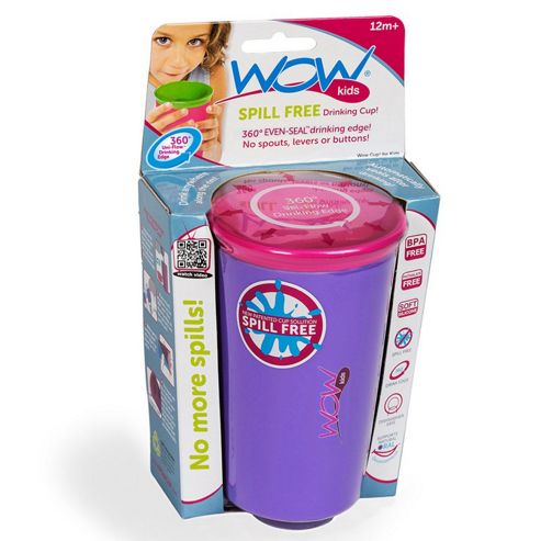 Image of Wow Cup Spill Free Drinking Cup *purple*