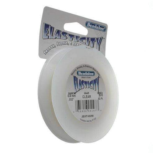 Image of Beadalon Elasticity 0.8mm Clear 25m