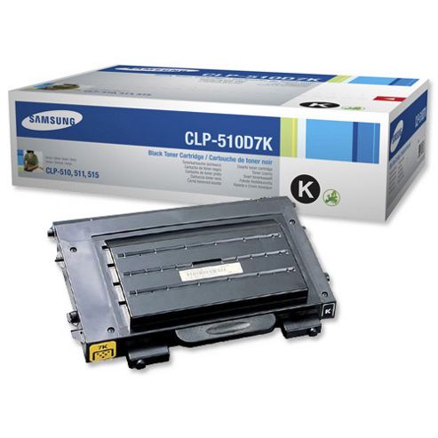 Image of Samsung Clp-510d7k Black (yield 7,000 Pages) Toner