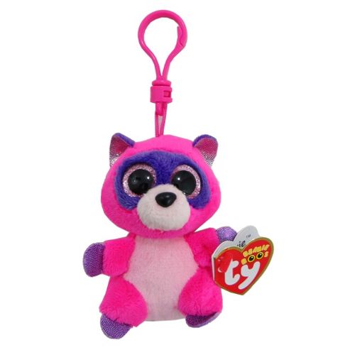 Image of Ty Beanie Boo Boos 3" Key Clip - Roxie The Racoon
