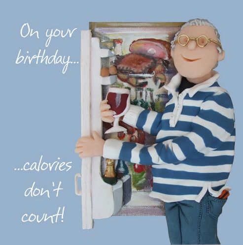 Image of Holy Mackerel Greeting Card - Birthday Fridge Birthday, Anniversary Card
