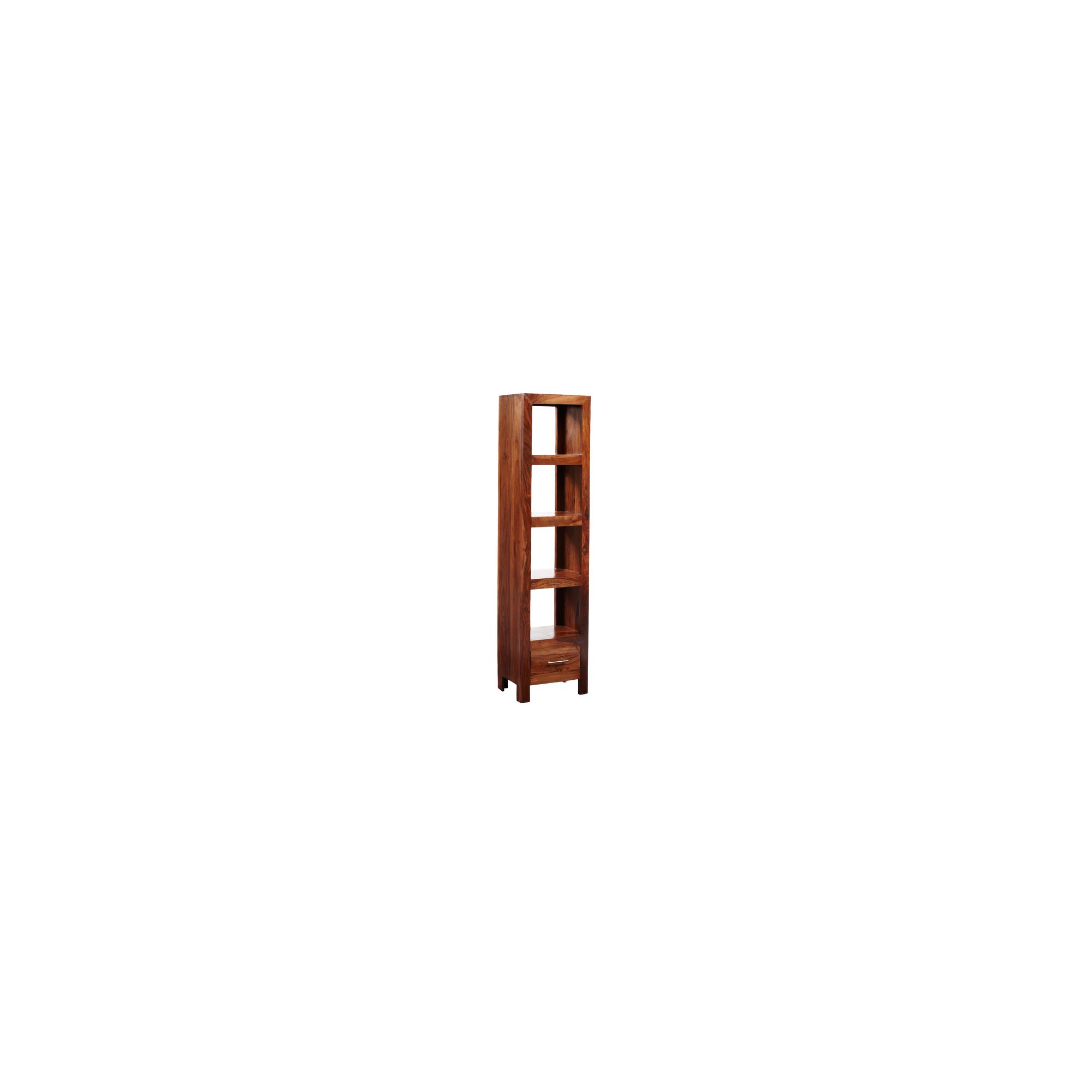 Indian Hub Cube Shessham Slim Jim Bookcase at Tesco Direct