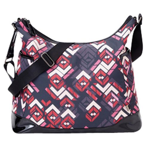 Image of Oioi Changing Bag Rose Chevron