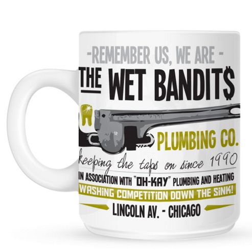 Image of The Wet Bandits Plumbing Co 10oz Ceramic Mug