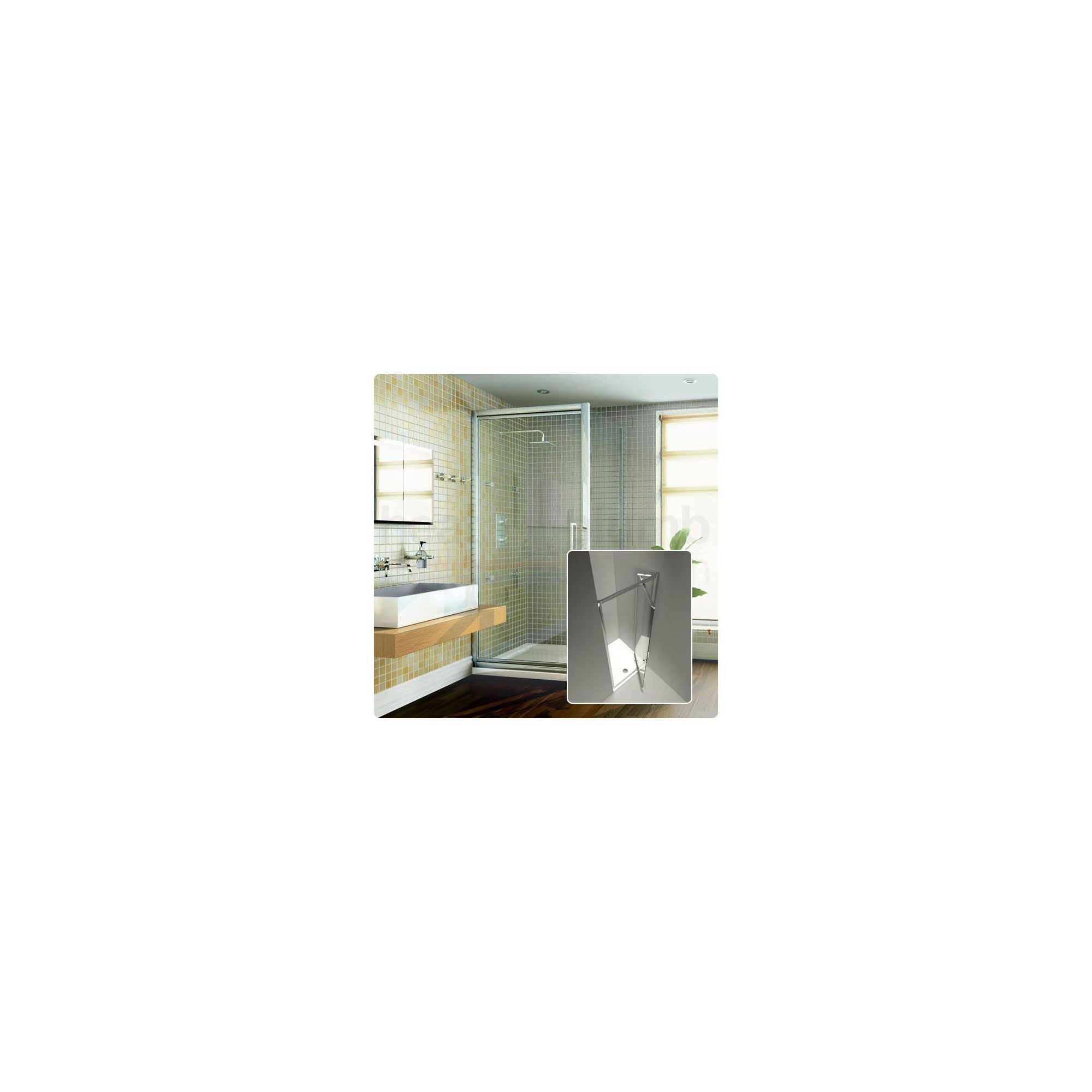 Merlyn Series 8 Infold Door and Side Panel Shower Enclosure 900mm (Complete with Tray) - 8mm Glass at Tesco Direct