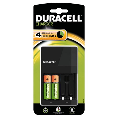 Image of Duracell 4 Hr Battery Charger 2aa Rchg Battery