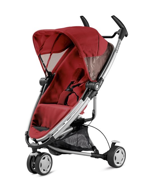 Image of Quinny Zapp Xtra 2 Silver Frame Stroller Red Rumour