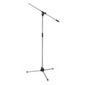 Adjustable Boom Arm Microphone Mic Floor Stand Chrome