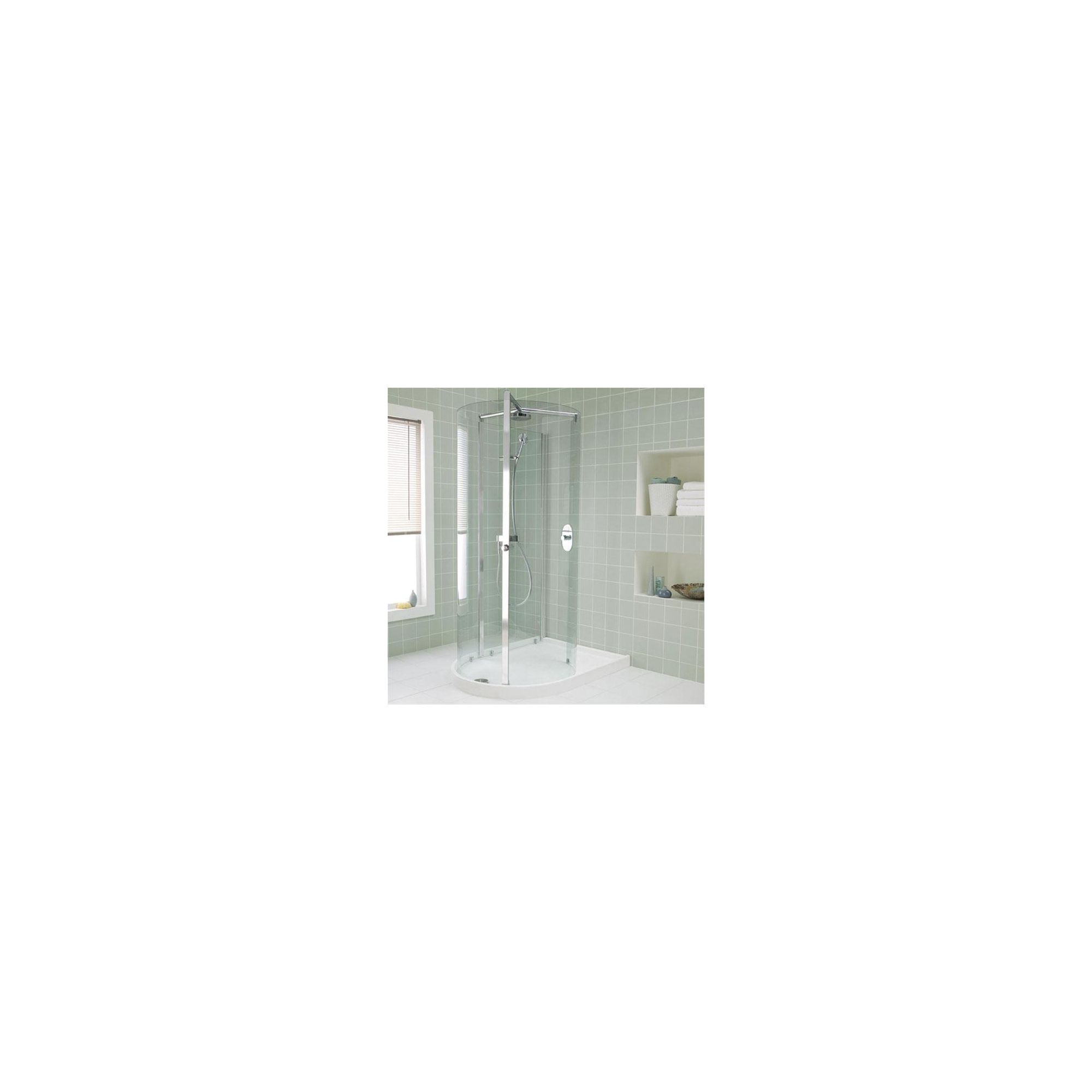 Ideal Standard Serenis Corner 360 Degree Shower Enclosure, including Fittings, 1700mm x 1100mm, Low Profile Tray, Left Handed at Tesco Direct