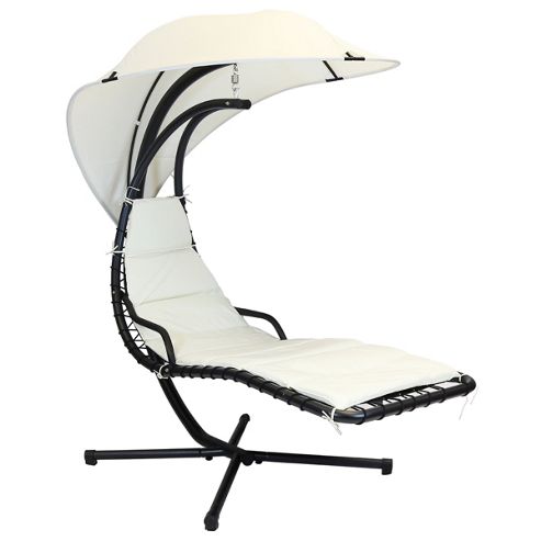 Image of Bentley Garden Helicopter Swing Chair - Cream