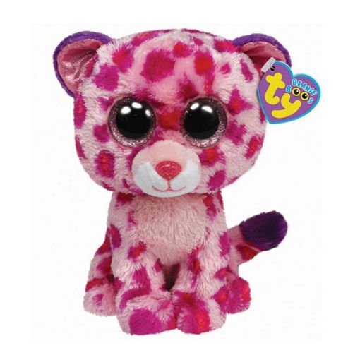Image of Ty Beanie Boo 6" Plush - Pink Leopard Glamour