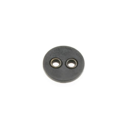 Image of Dill Buttons 23mm 2 Metal Hole Black