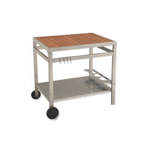 Image of Cook In Garden Media Outdoor Worktable Trolley