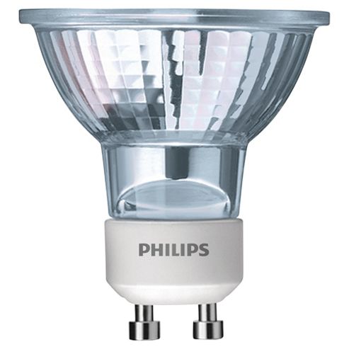 Image of Philips Dimmable Halogen Spot Light Bulbs - 3 Pack (50w Gu10 40d)