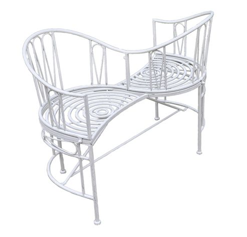 Image of Antique White Cupid Seat