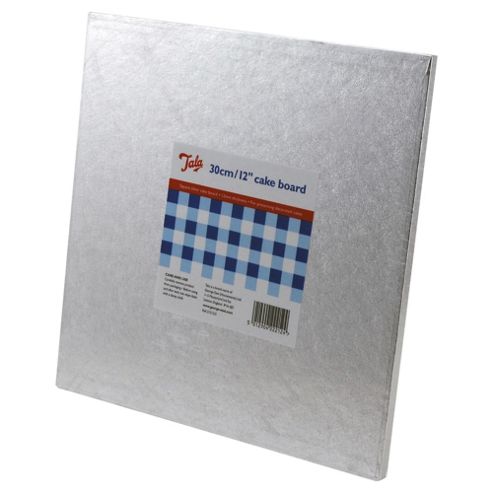 Image of Tala 12" Square Silver Cake Board