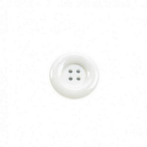 Image of Dill Buttons 23mm Round - White