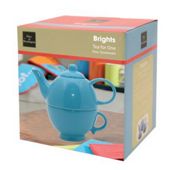 Price & Kensington Brights Tea for One - Blue - Giftboxed.