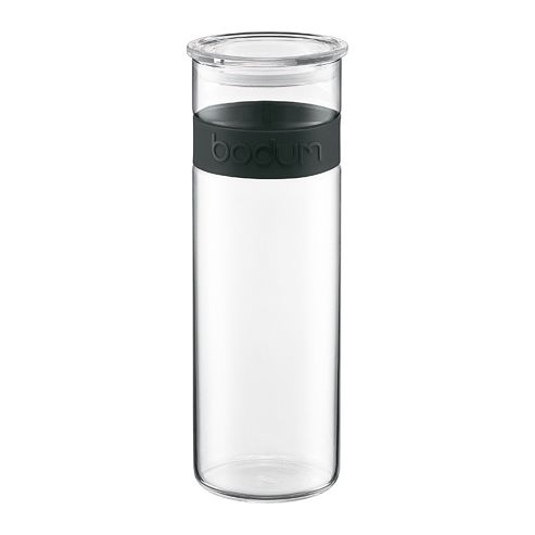 Image of Bodum Presso Glass Storage Jar 1.9 Ltr / 64 Oz - Black