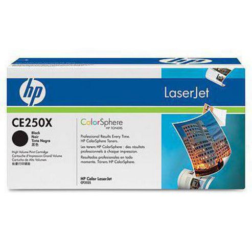 Image of Hewlett-packard Colour Laserjet Ce250x Print Cartridge With Colorsphere Toner - Black