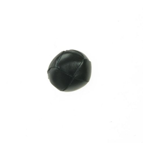 Image of Buttons 25mm - Leather Padded Navy