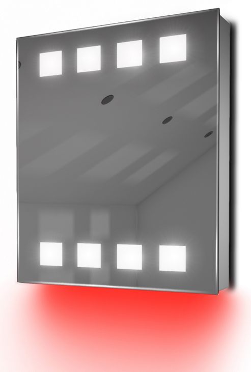 Image of Ambient Audio Bathroom Cabinet With Bluetooth, Shaver Socket & Sensor K128raud