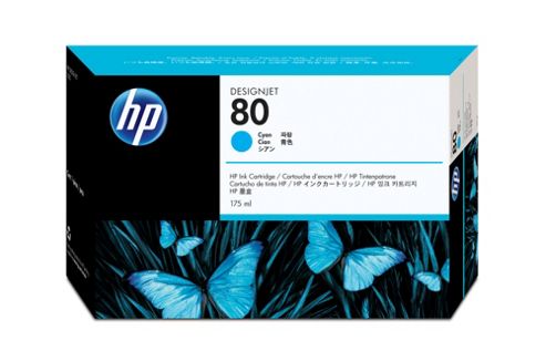 Image of Hp 80 Ink Cartridge - Cyan