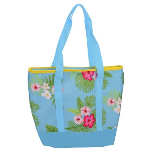 Image of Tesco Picnic Shoulder Tote Cooler Hibiscus Tropic