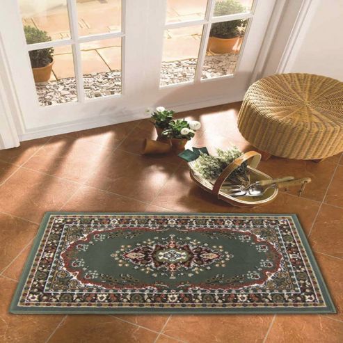 Image of Element Lancaster Green 80x150 Cm Rug