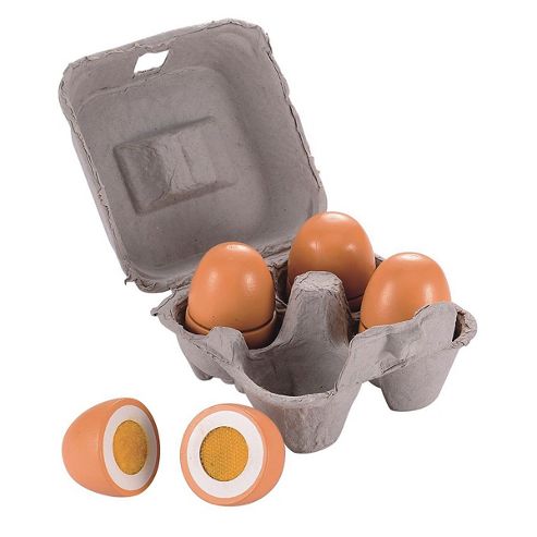Image of Elc Box Of Wooden Eggs