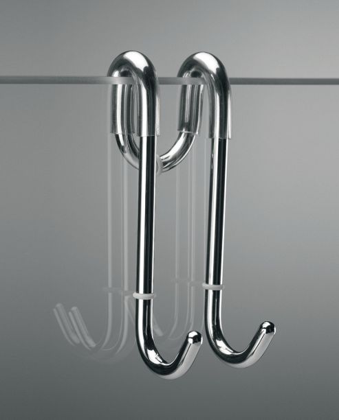 Image of Nicol Bert 11 Cm Towel Hook In Chrome