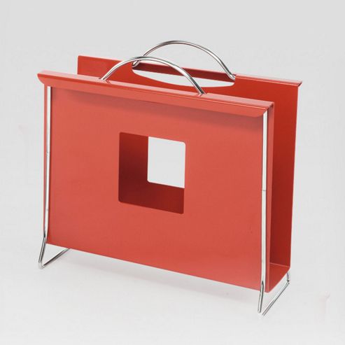 Image of Hispanohogar Magazine Rack - Red