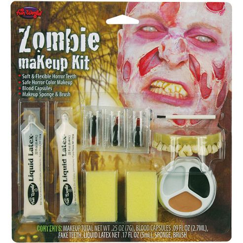 Image of Halloween Special Effects Makeup - Zombie Man Kit