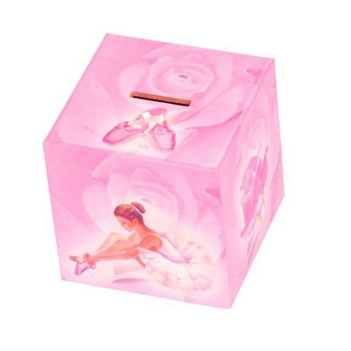 Image of Kids Pink Ballerina Money Box