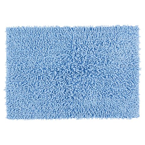 Image of Tesco Chenille Bath - Blue