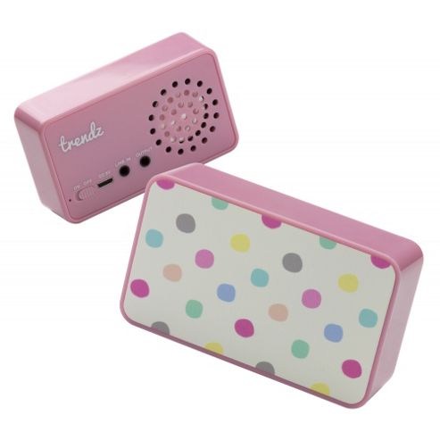 Image of Trendz Mini Speaker - Pastel Dot Print