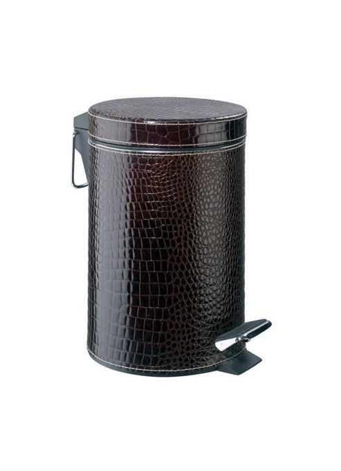 Image of Sanwood 3 Litre Pedal Bin - Brown
