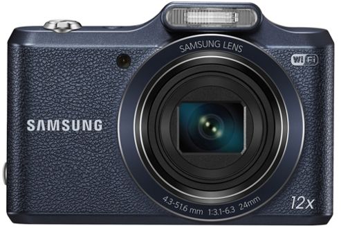 Image of Samsung Wb50f Smart Camera Black 16.2mp 12xzoom 3.0lcd 720phd 24mm Microsd Wifi