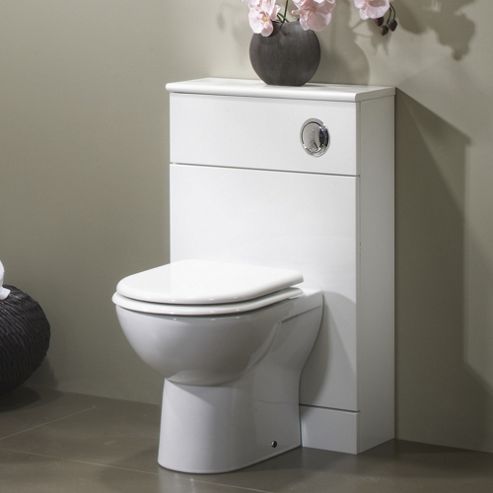 Image of Tavistock Opal 79 X 50cm Back To Wall Wc Unit - White