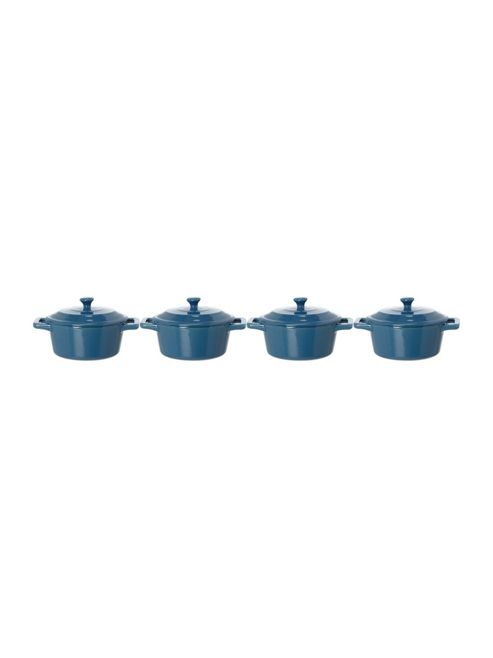 Image of Linea Maison Mini Coquettes Set Of 4 Blue